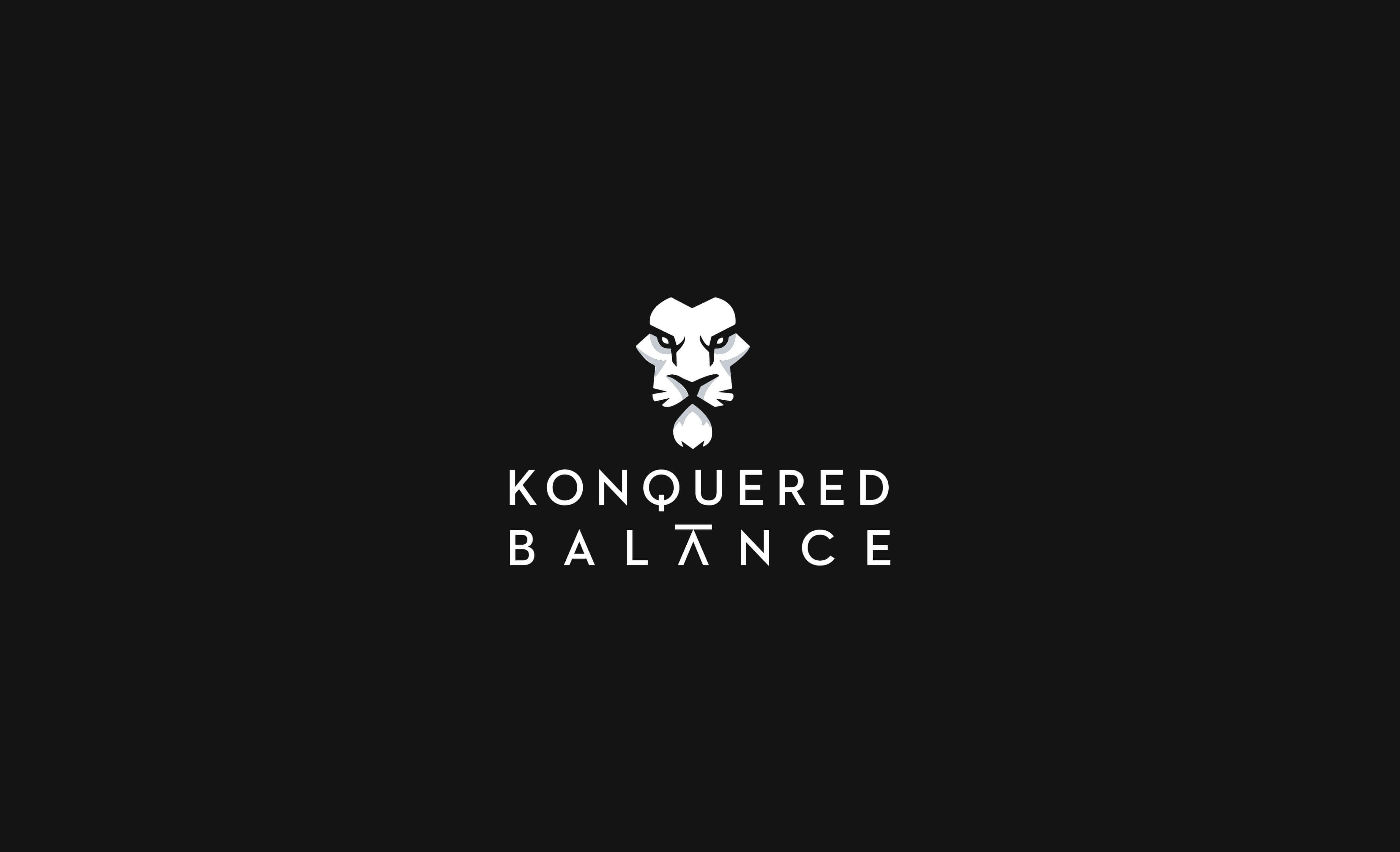 Konquered Balance Secondary Logo